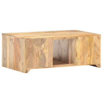 Salontafel 90X50X35 Cm Massief Mangohout