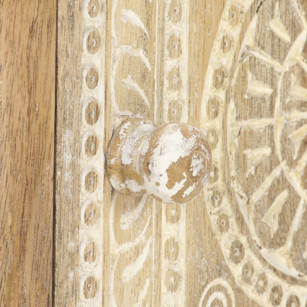 Salontafel 90X50X35 Cm Massief Mangohout