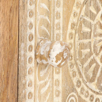 Salontafel 90X50X35 Cm Massief Mangohout