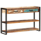 Dressoir 120x30x75 cm massief gerecycled hout