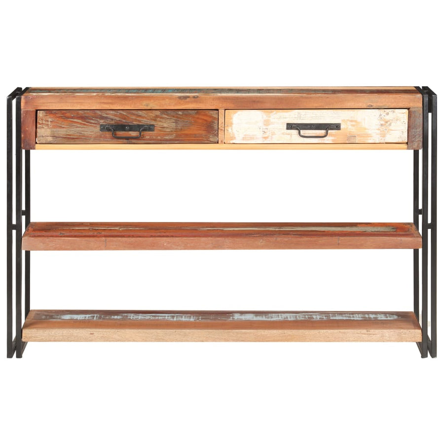 Dressoir 120x30x75 cm massief gerecycled hout