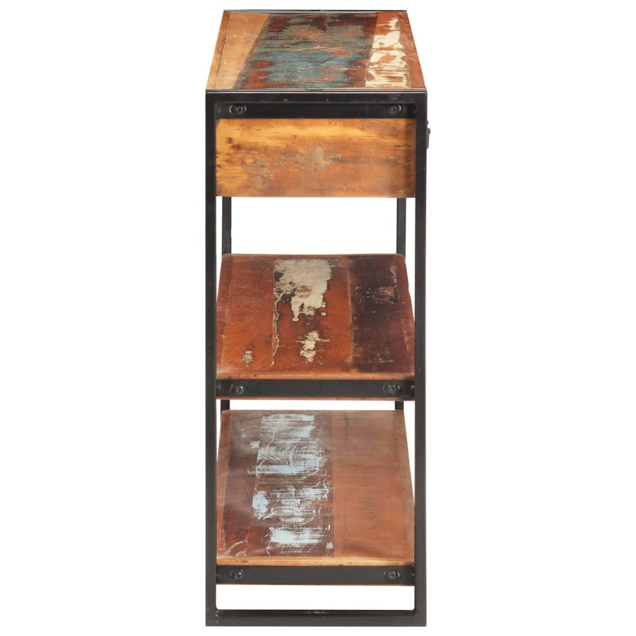 Dressoir 120x30x75 cm massief gerecycled hout