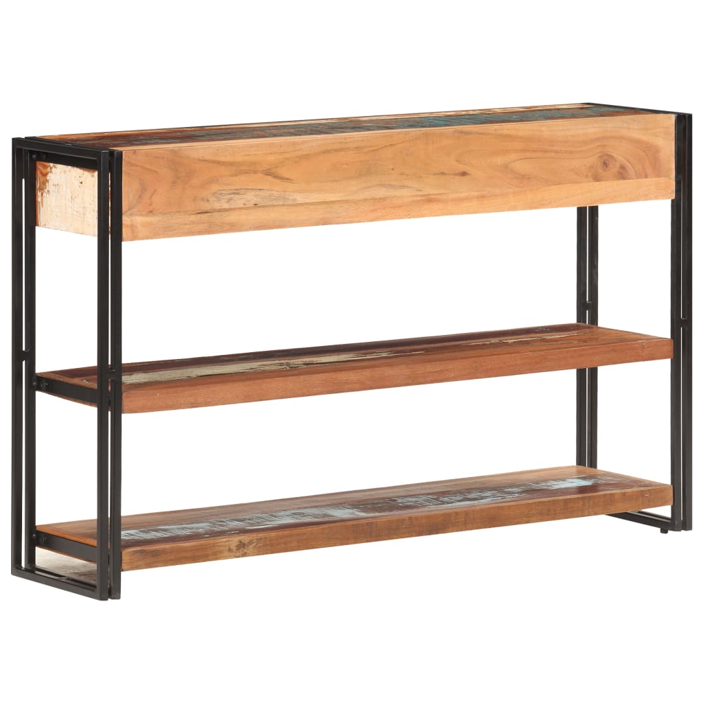 Dressoir 120x30x75 cm massief gerecycled hout