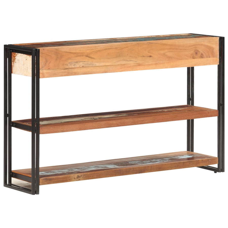 Dressoir 120x30x75 cm massief gerecycled hout
