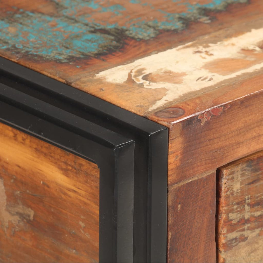 Dressoir 120x30x75 cm massief gerecycled hout