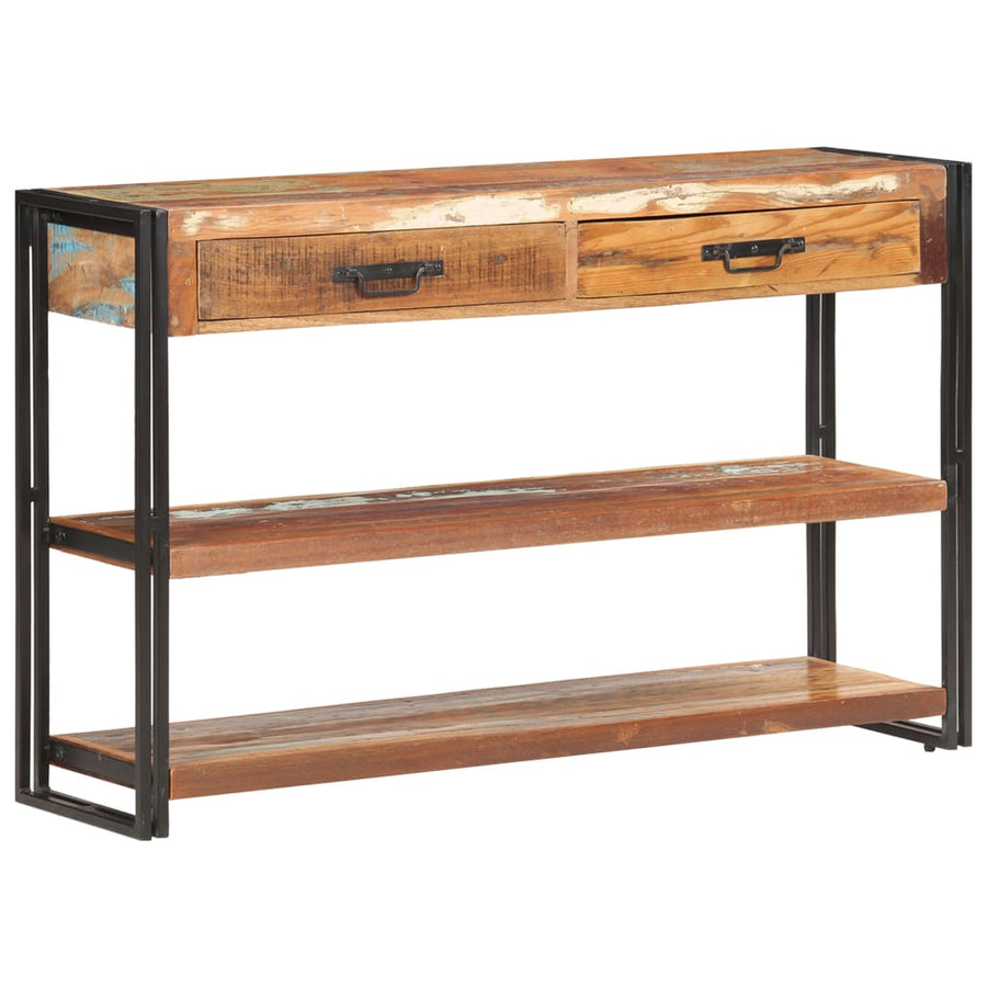 Dressoir 120x30x75 cm massief gerecycled hout