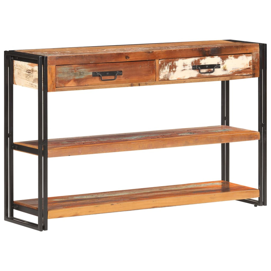 Dressoir 120x30x75 cm massief gerecycled hout