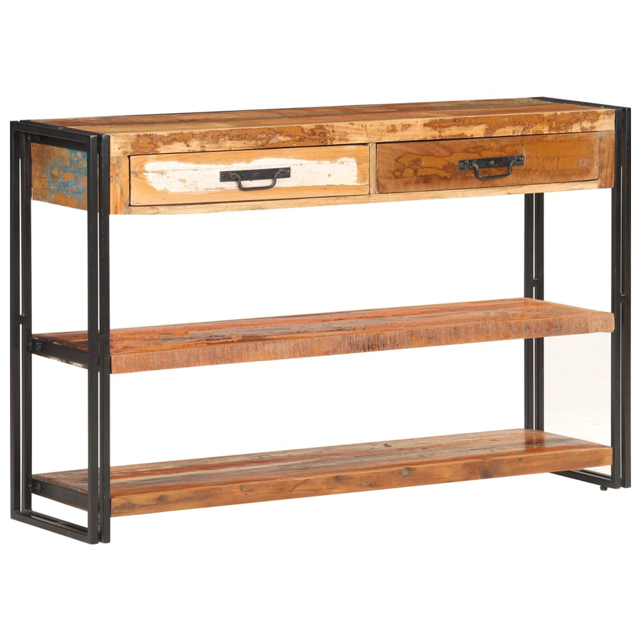 Dressoir 120x30x75 cm massief gerecycled hout