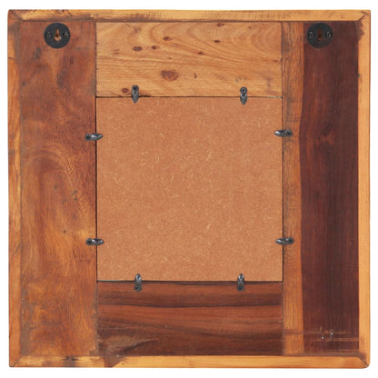 Spiegel Boeddha Massief Gerecycled Hout 50 x 50 cm