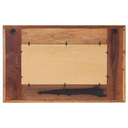 Spiegel boeddha 80x50 cm massief gerecycled hout