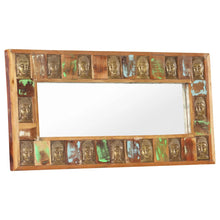 Spiegel Boeddha Massief Gerecycled Hout 110 x 50 cm
