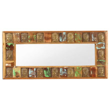 Spiegel Boeddha Massief Gerecycled Hout 110 x 50 cm