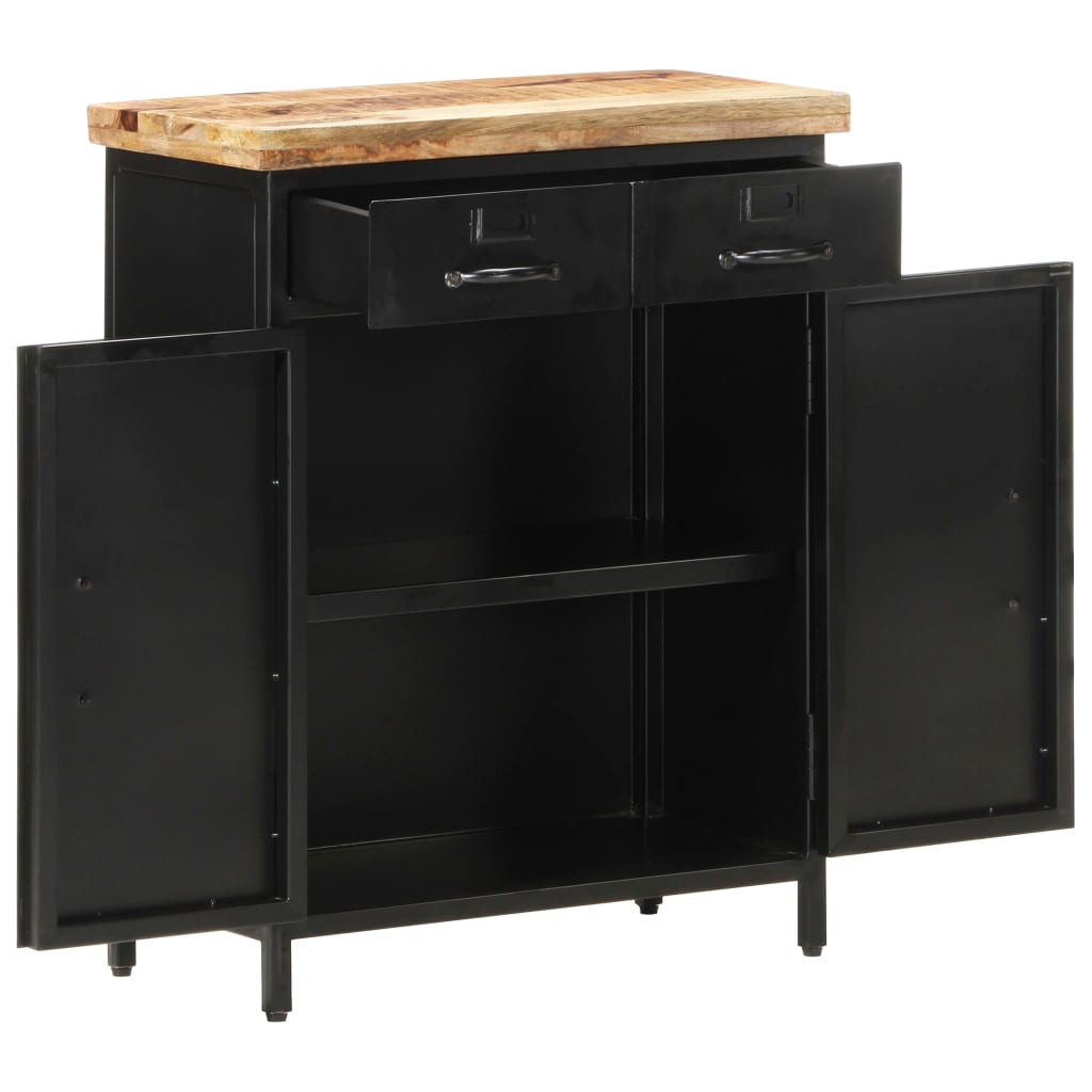 Dressoir 60x30x76 cm ruw mangohout