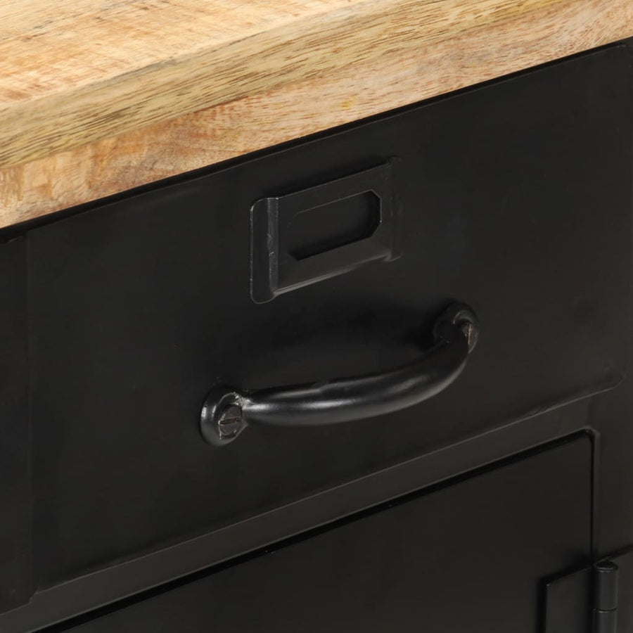 Dressoir 60x30x76 cm ruw mangohout
