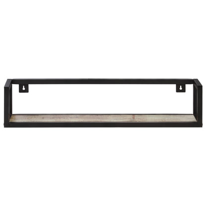 Wandschappen Donkergrijs 80 cm