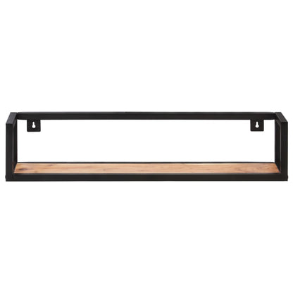 Wandschappen Zwart 80 cm