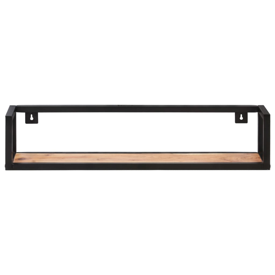 Wandschappen Zwart 80 cm