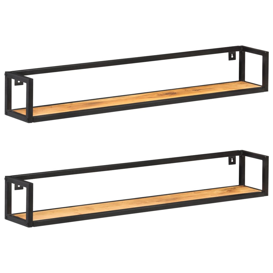 Wandschappen Zwart 120 cm