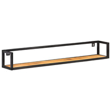 Wandschappen Zwart 120 cm