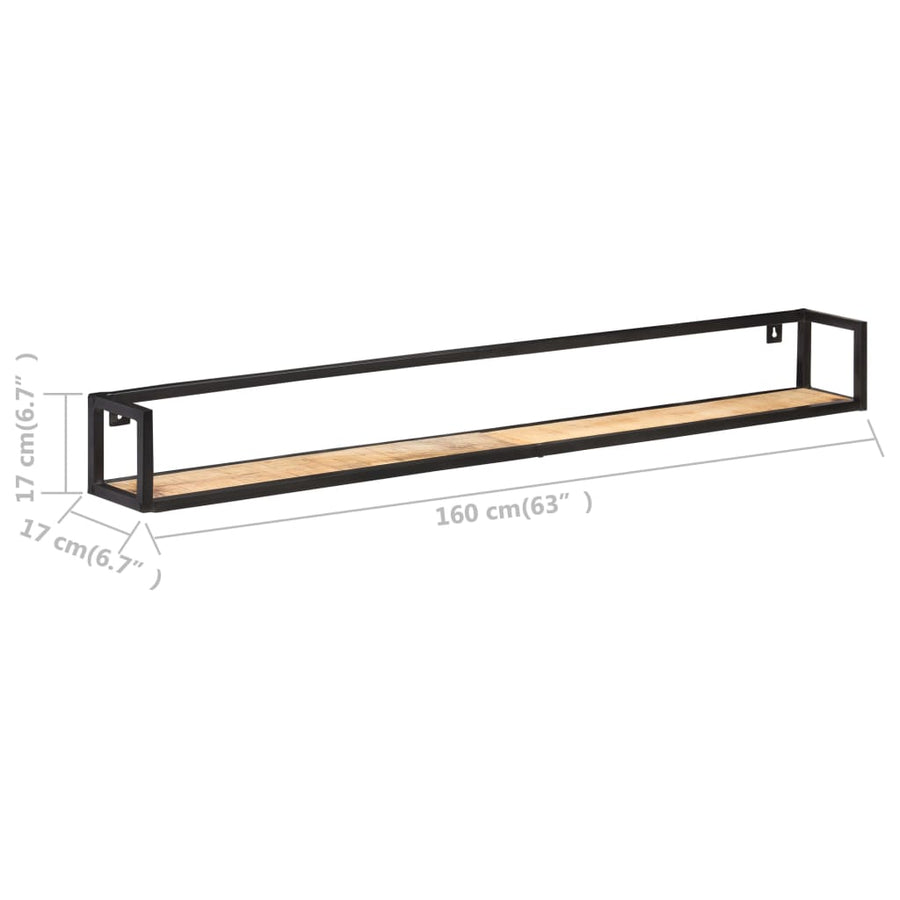 Wandschappen Grijs 160 cm