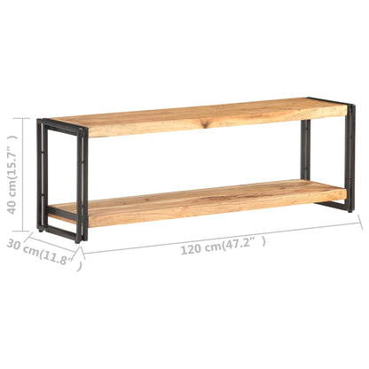 Tv-meubel 120x30x40 cm massief acaciahout 120 x 30 x 40 cm Massief acaciahout