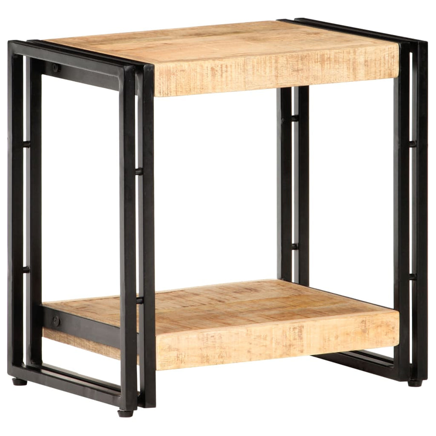 Bijzettafel 40X30X40 Cm Ruw mangohout