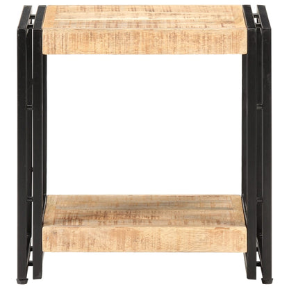 Bijzettafel 40X30X40 Cm Ruw mangohout