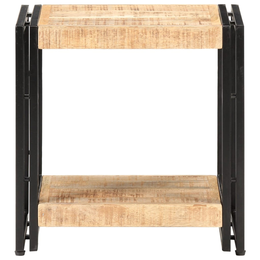 Bijzettafel 40X30X40 Cm Ruw mangohout