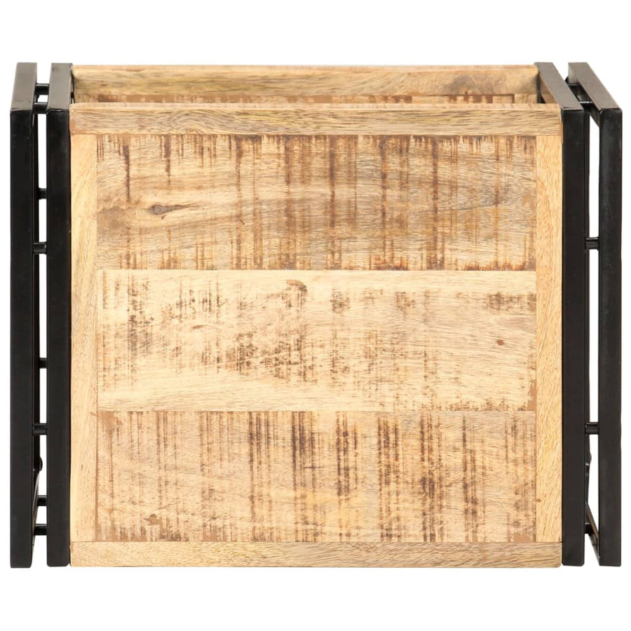 Bijzettafel 40X30X40 Cm Ruw mangohout