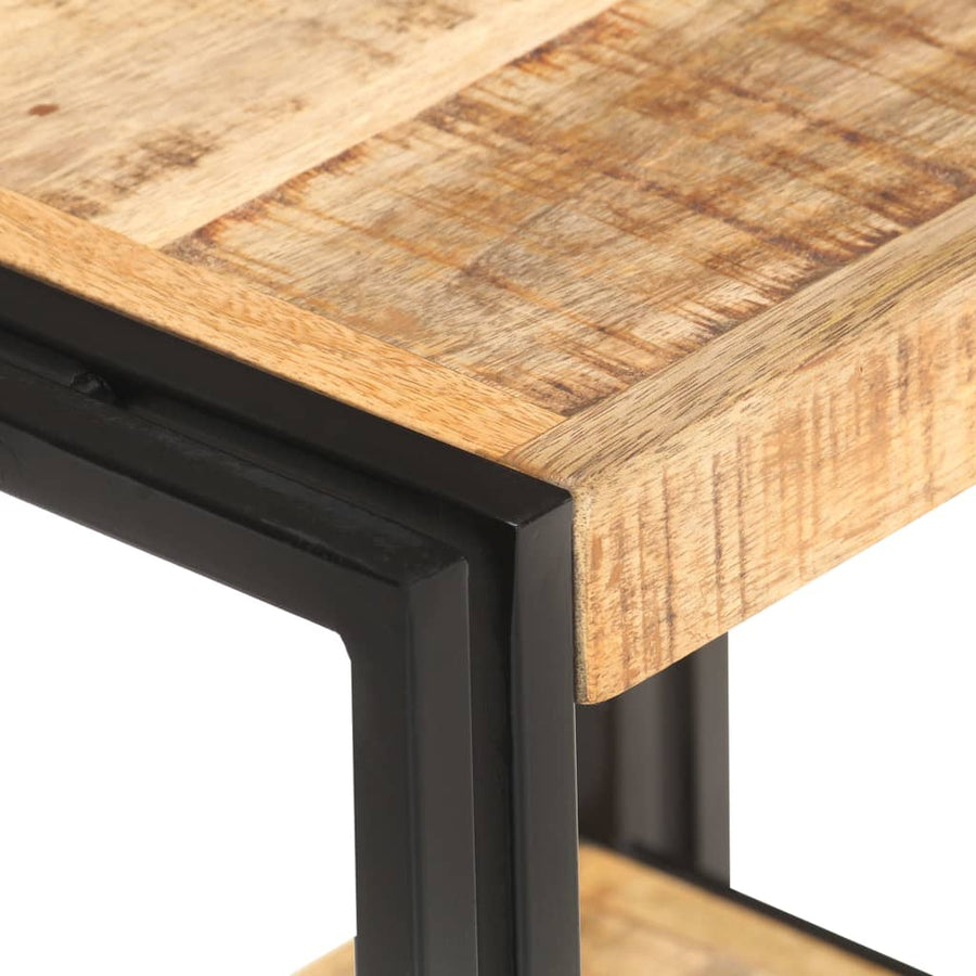 Bijzettafel 40X30X40 Cm Ruw mangohout