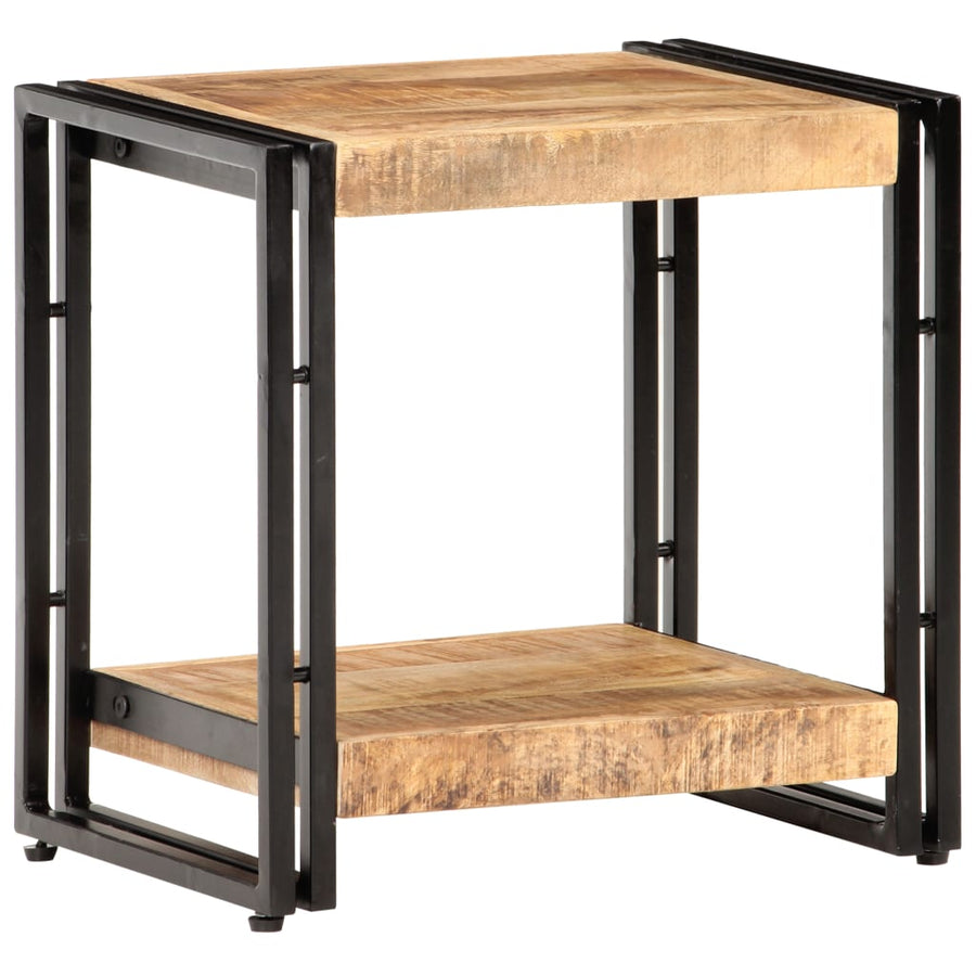 Bijzettafel 40X30X40 Cm Ruw mangohout
