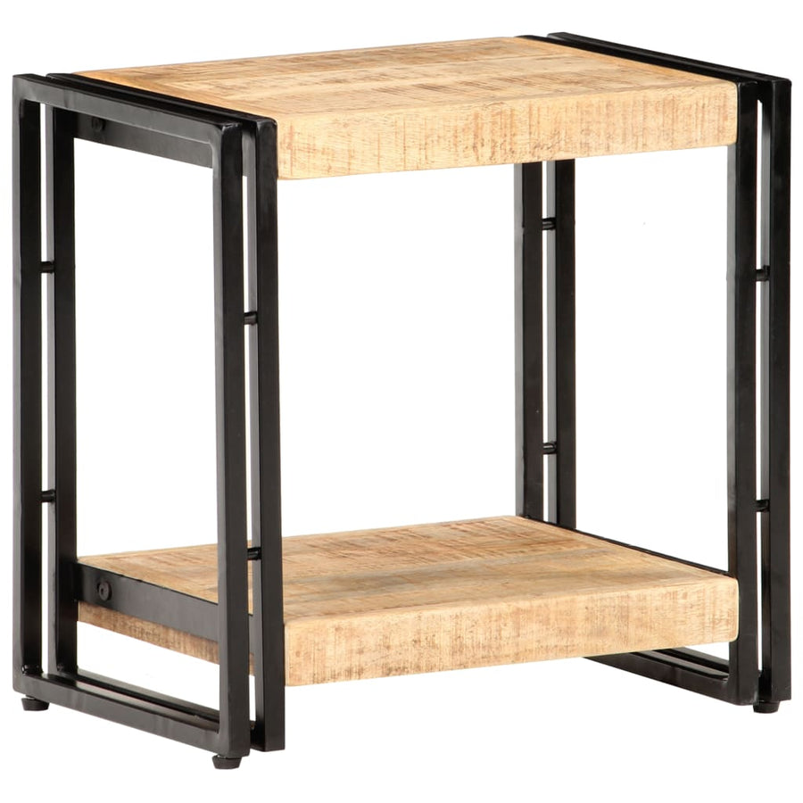 Bijzettafel 40X30X40 Cm Ruw mangohout