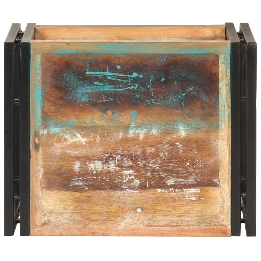 Bijzettafel 40X30X40 Cm massief gerecycled hout