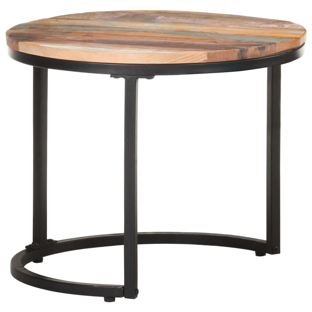 Bijzettafel massief gerecycled hout