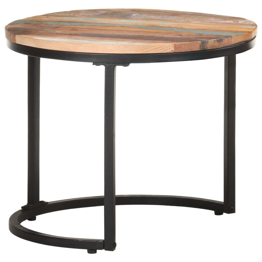 Bijzettafel massief gerecycled hout
