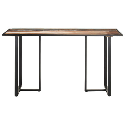 Eettafel 140 cm massief gerecycled hout