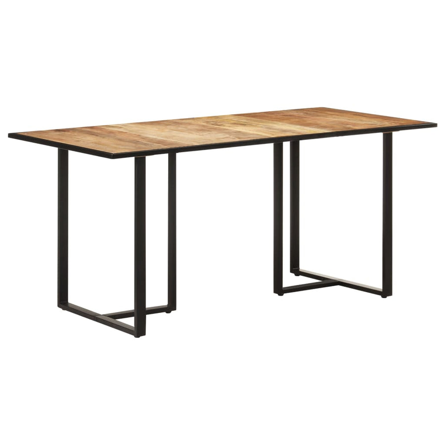 Eettafel 60 Cm 160 x 80 x 76 cm Ruw mangohout