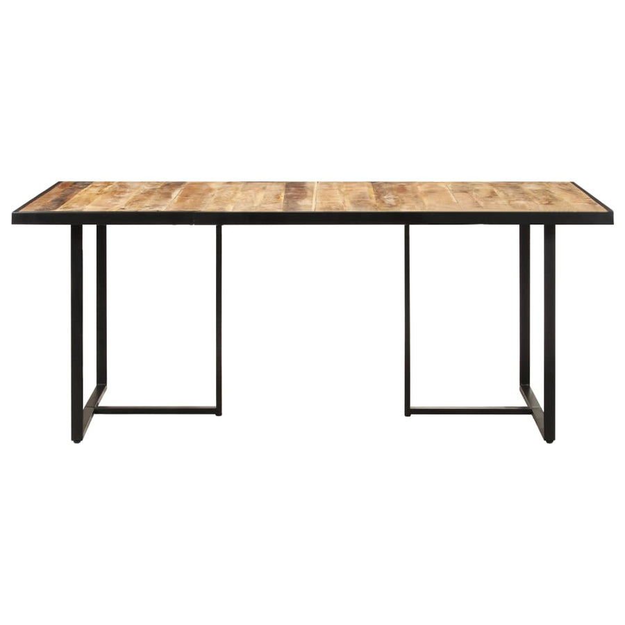 Eettafel 60 Cm 160 x 80 x 76 cm Ruw mangohout