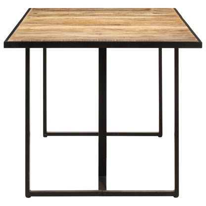 Eettafel 60 Cm 160 x 80 x 76 cm Ruw mangohout