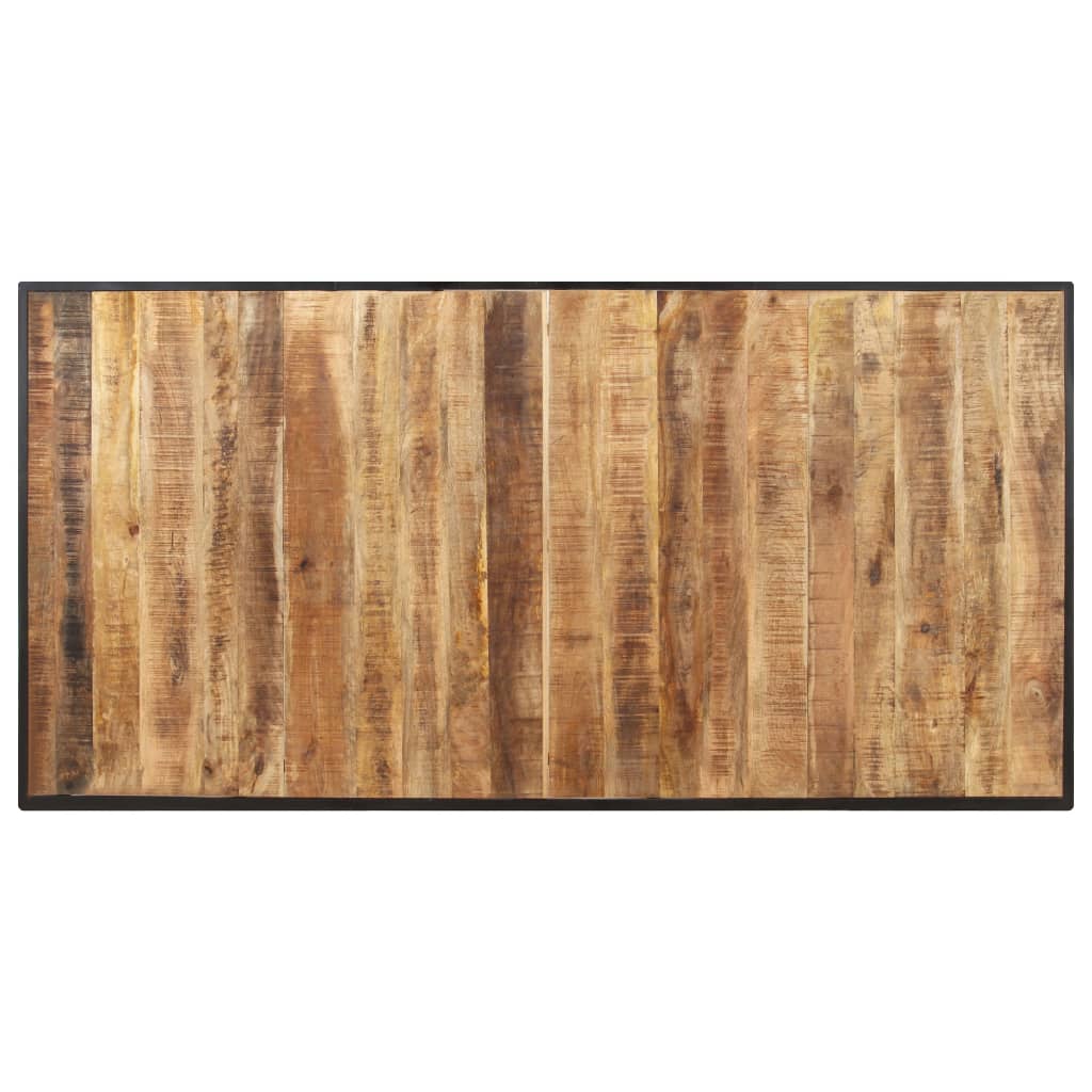 Eettafel 60 Cm 160 x 80 x 76 cm Ruw mangohout