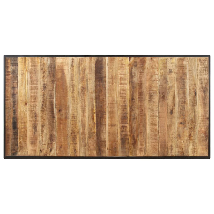 Eettafel 60 Cm 160 x 80 x 76 cm Ruw mangohout
