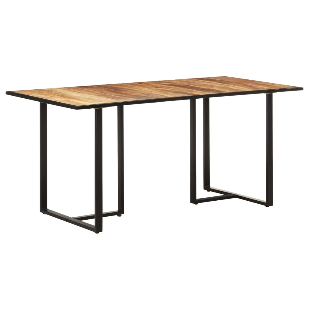 Eettafel 60 Cm 160 x 80 x 76 cm Ruw mangohout