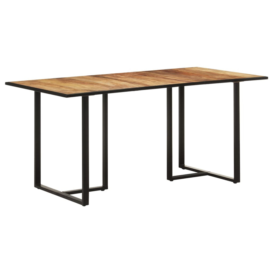 Eettafel 60 Cm 160 x 80 x 76 cm Ruw mangohout