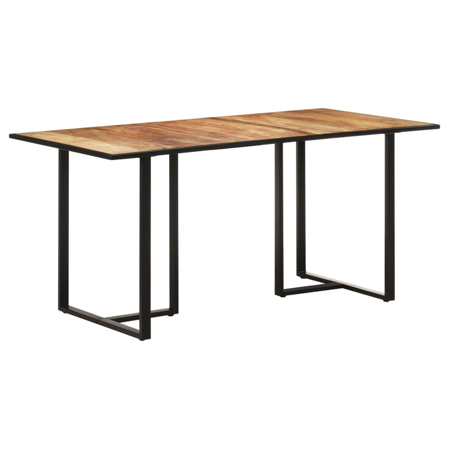 Eettafel 60 Cm 160 x 80 x 76 cm Ruw mangohout