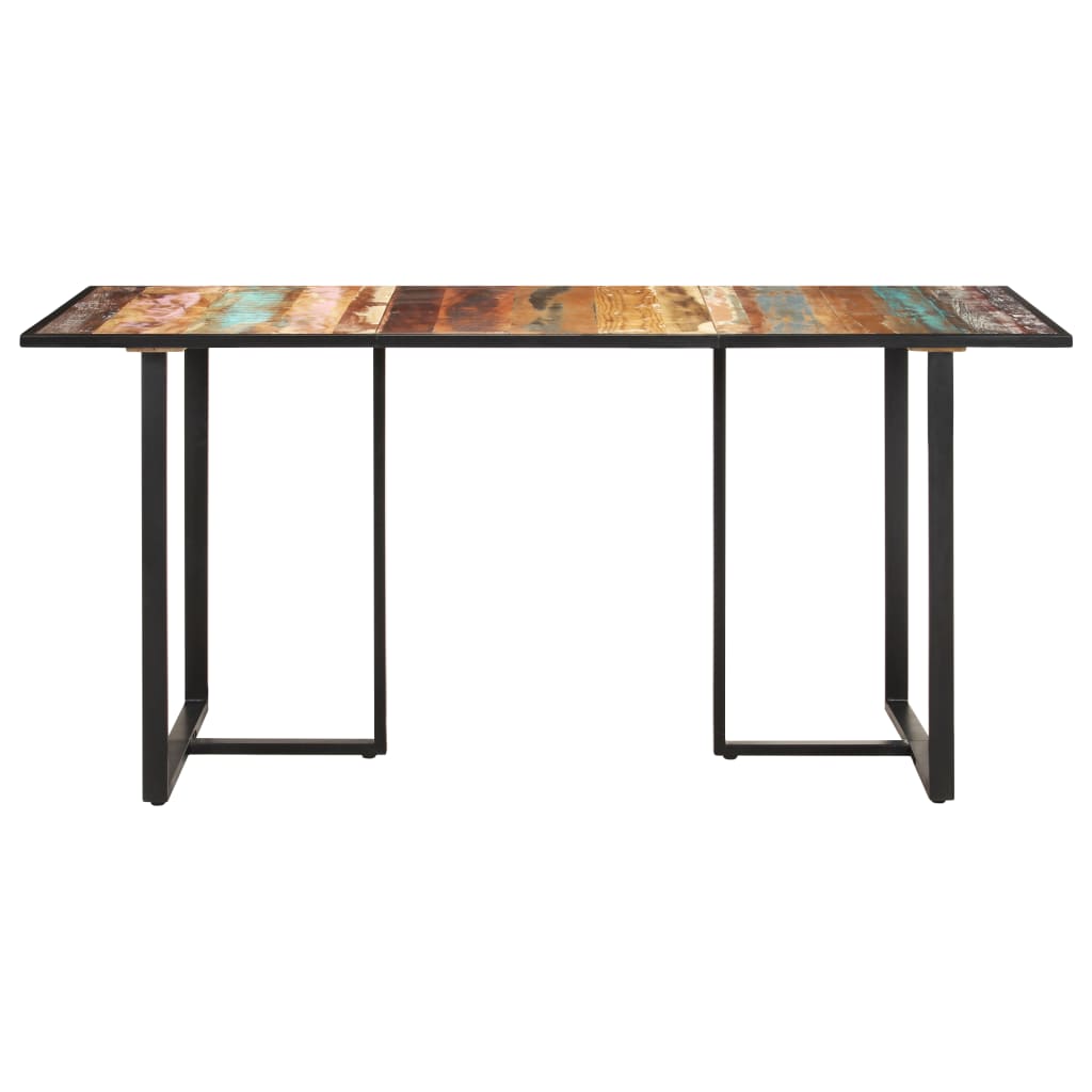 Eettafel 60 Cm 160 x 80 x 76 cm massief gerecycled hout