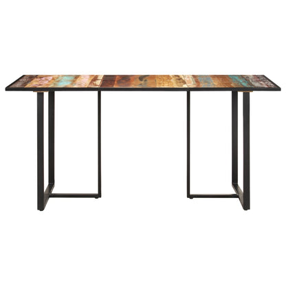 Eettafel 60 Cm 160 x 80 x 76 cm massief gerecycled hout