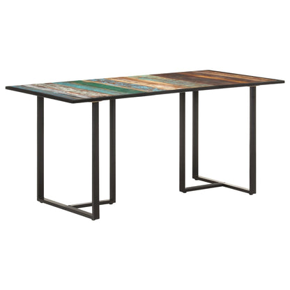 Eettafel 60 Cm 160 x 80 x 76 cm massief gerecycled hout