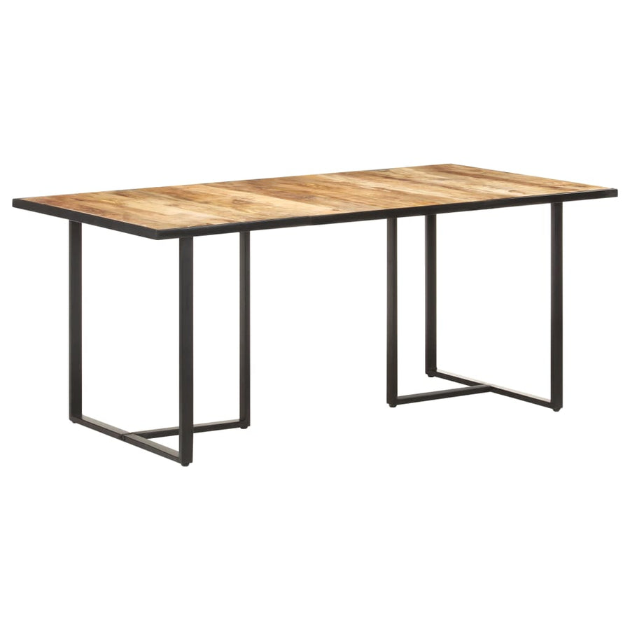 Eettafel 80 Cm 180 x 90 x 76 cm Ruw mangohout