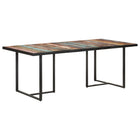 Dining table 200 cm solid reclaimed wood