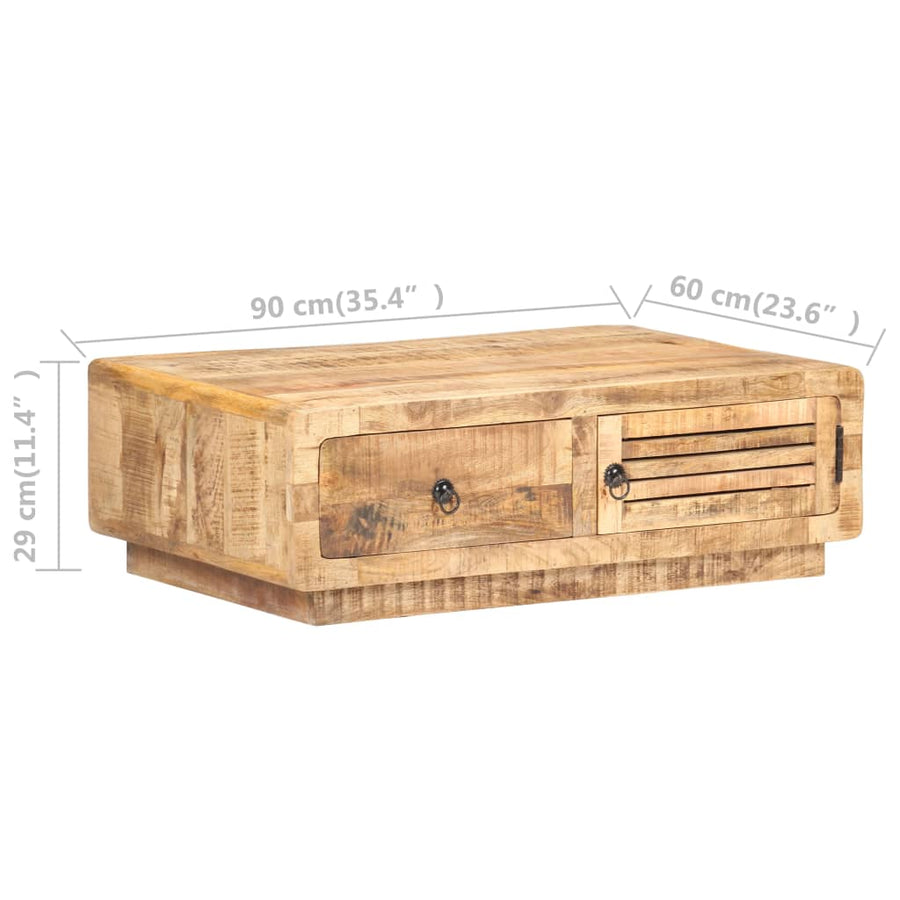 Salontafel 90 x 60 x 29 cm